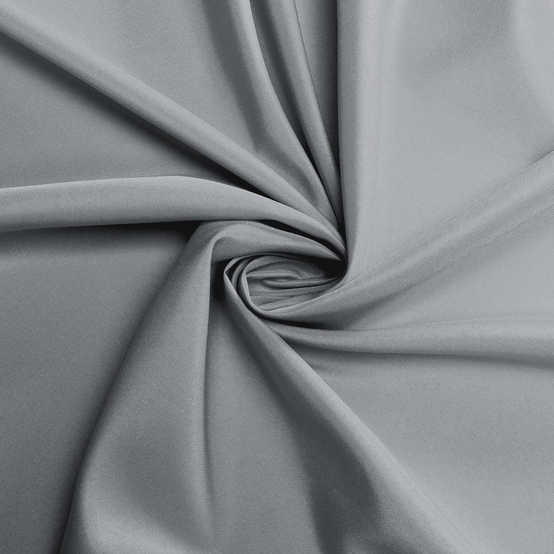 sancua Round Tablecloth - 60 Inch - Water Resistant Spill Proof Washable Polyester Table Cloth Decorative Fabric Table Cover for Dining Tables  Buffet Parties and Camping  Silver Grey - Image 4